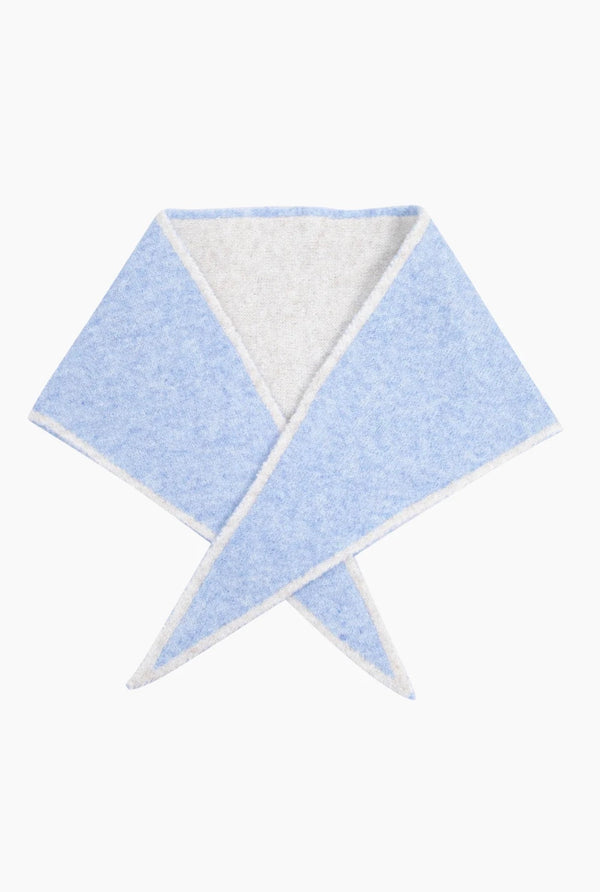 Blue & Cream Triangle Heavyweight Scarf