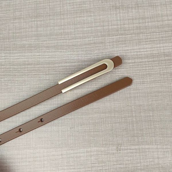 Green Curve Lock Slim Belt