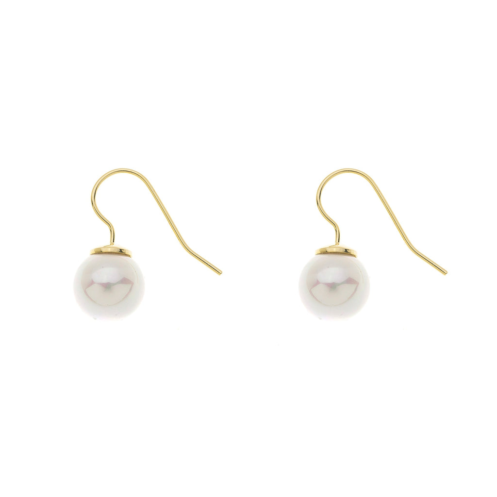 Gold & Pearl Sensitive Ear Stud Earrings