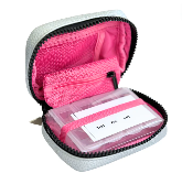 Donna May Metallic Silver Pill Pal Organiser
