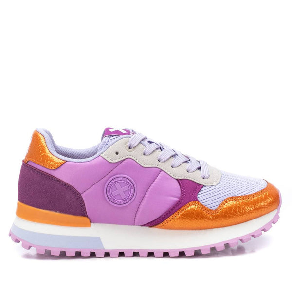 XTI Orange Metallic & Purple Trainers