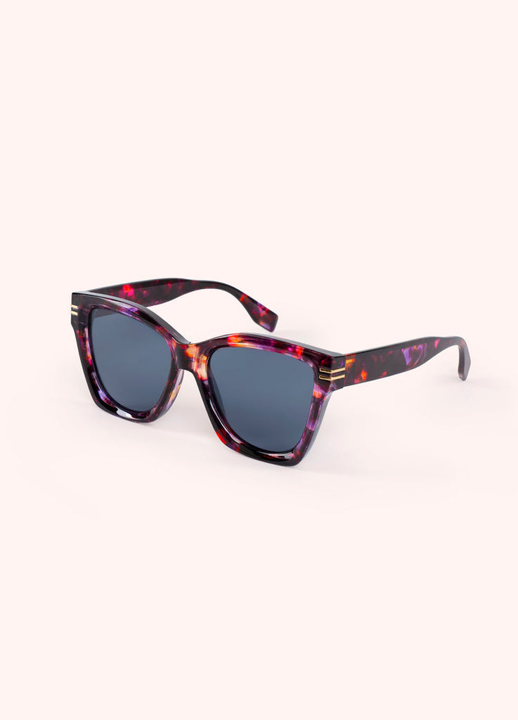 Powder Isolde Claret Tortoiseshell Sunglasses
