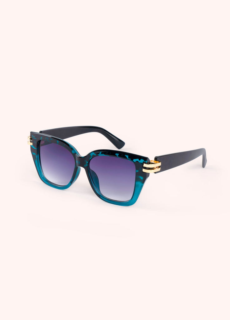 Powder Philomena Teal Sunglasses
