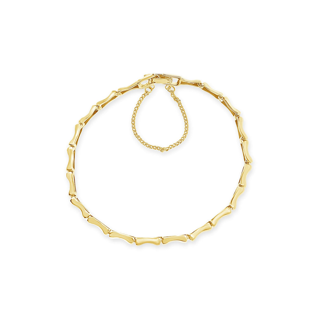 Gold Bone Link Bracelet