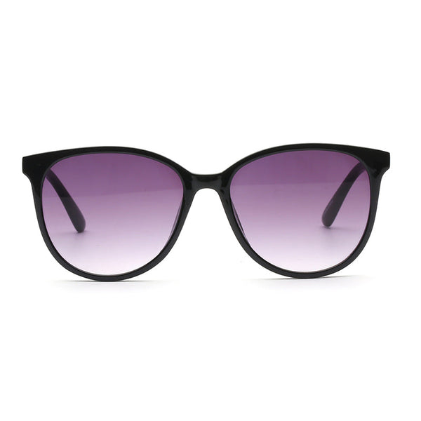 Black Oversized Rounded Sunglasses