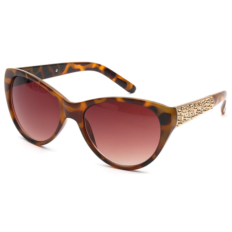 Brown Tortoiseshell & Gold Sunglasses