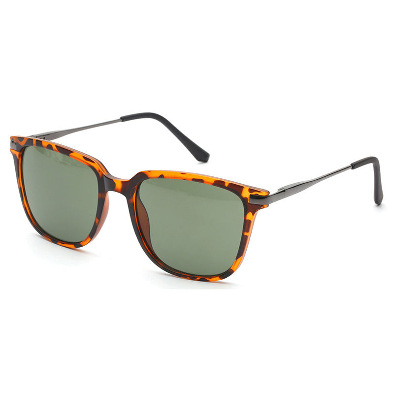 Brown Tortoiseshell Squared Sunglasses