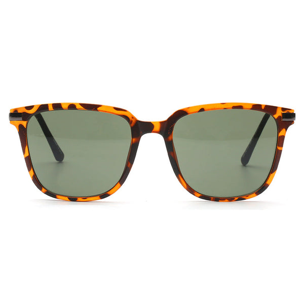 Brown Tortoiseshell Squared Sunglasses
