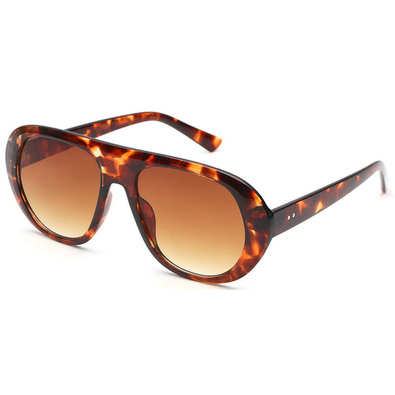 Brown Tortoiseshell Oversized Sunglasses
