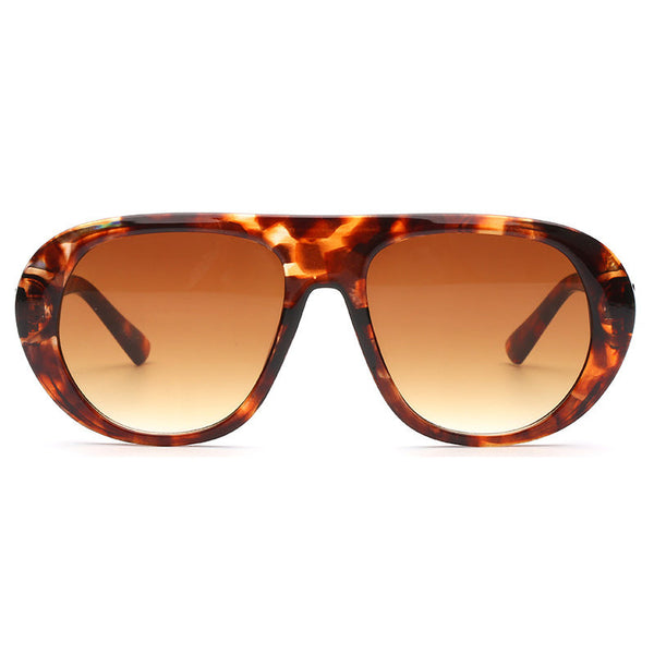 Brown Tortoiseshell Oversized Sunglasses