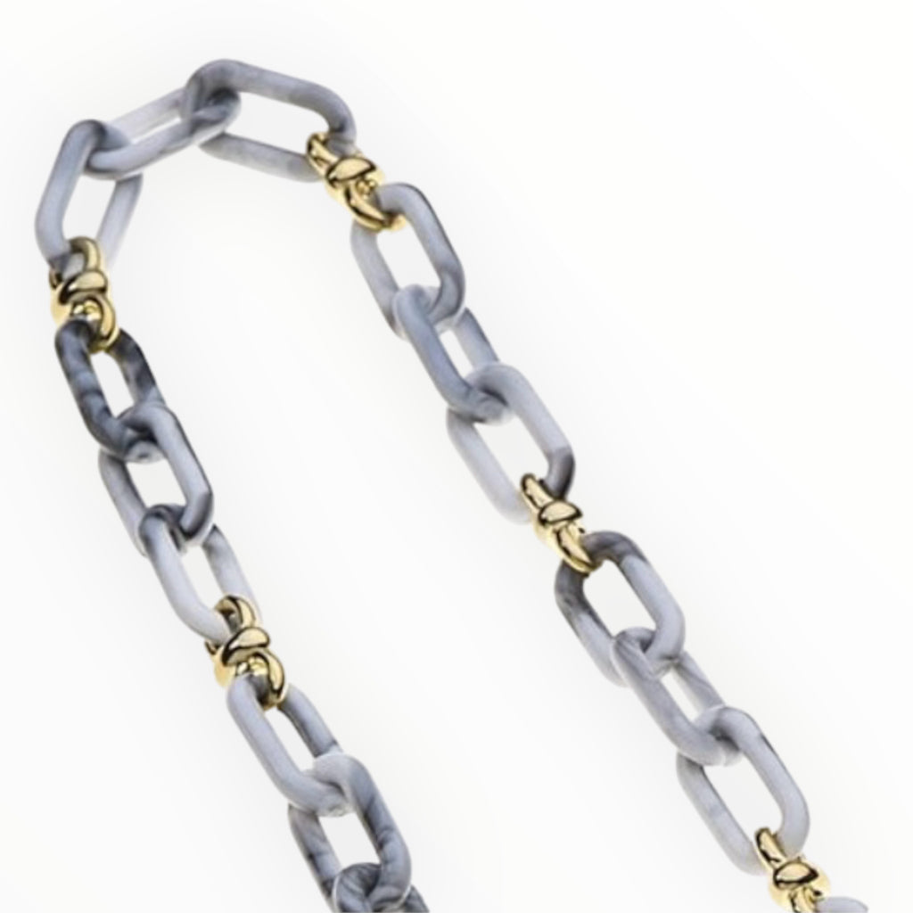 Grey & Gold Chunky Sunglasses Chain