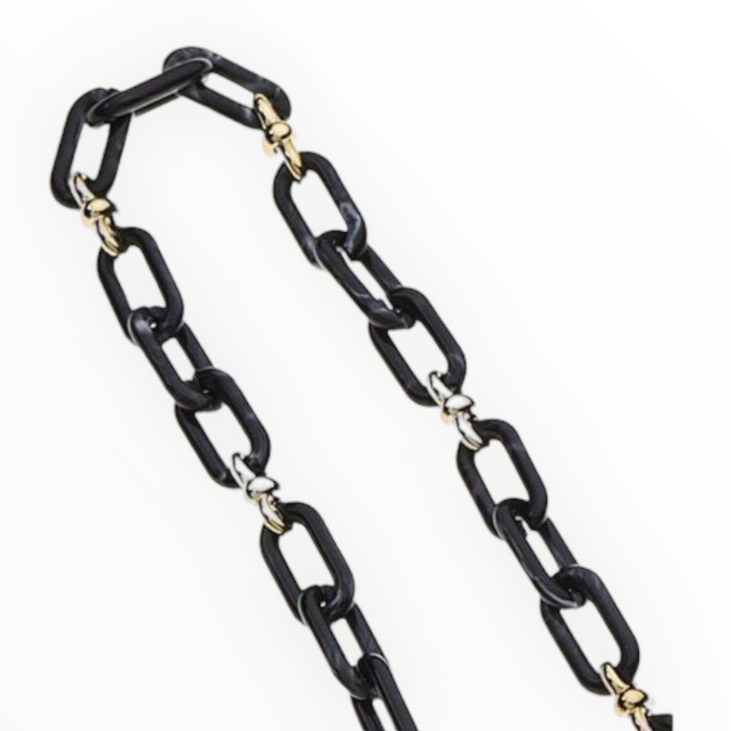 Black & Gold Chunky Sunglasses Chain