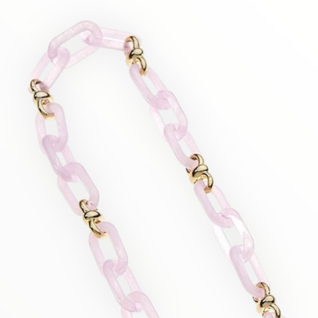 Pink & Gold Chunky Sunglasses Chain