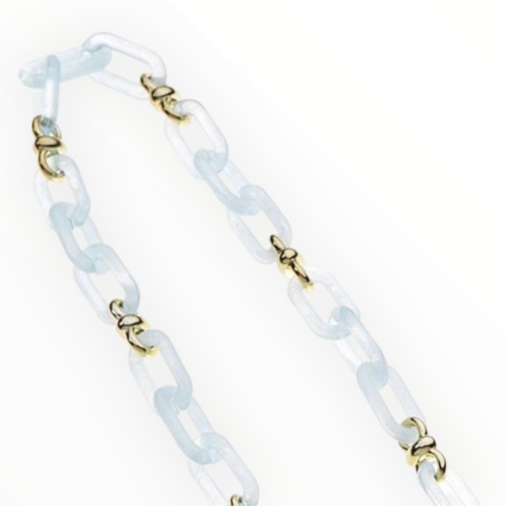 Blue & Gold Chunky Sunglasses Chain