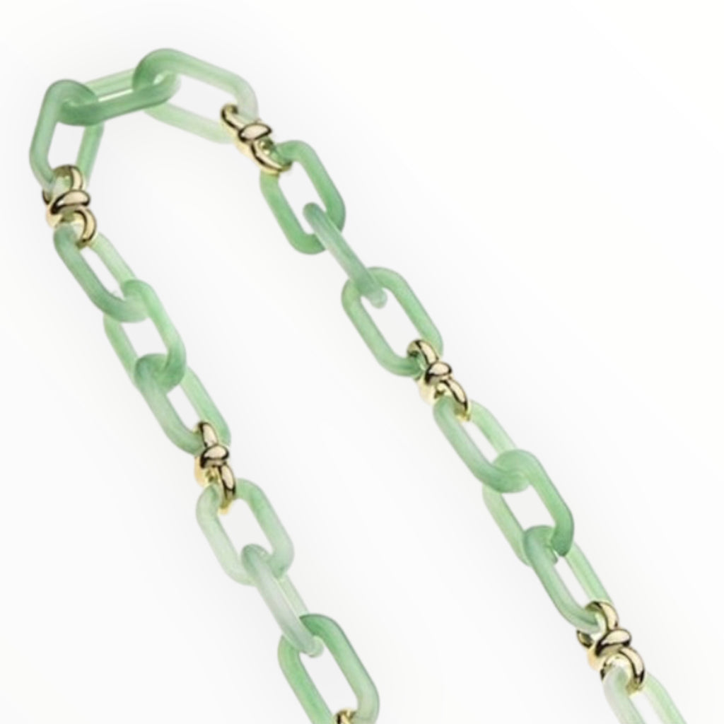 Green & Gold Chunky Sunglasses Chain