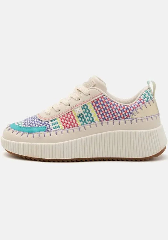 XTI Aqua Multi Coloured Trainers