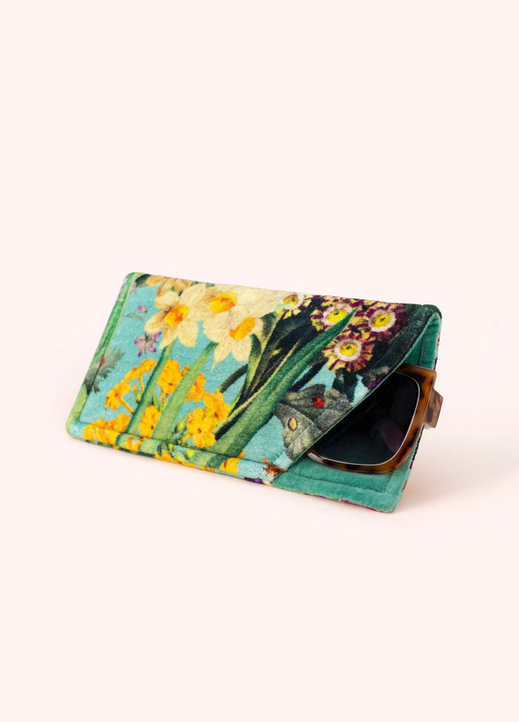 Powder Spring Flora Velvet Sunglasses Pouch