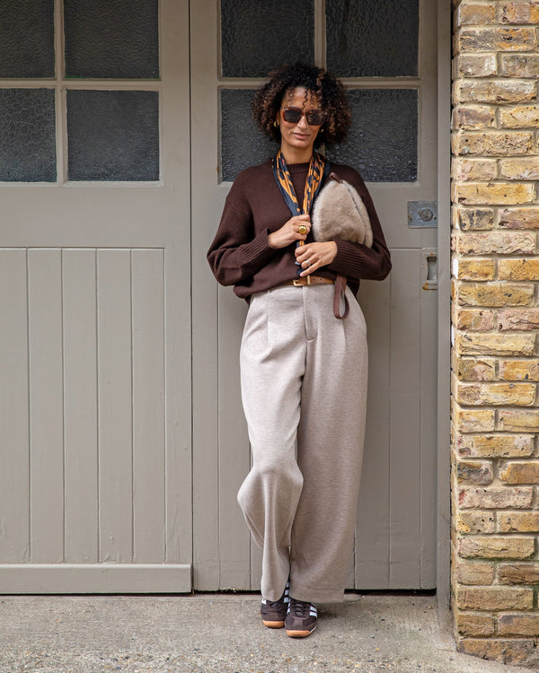 Luna Leopard Print Neck Scarf