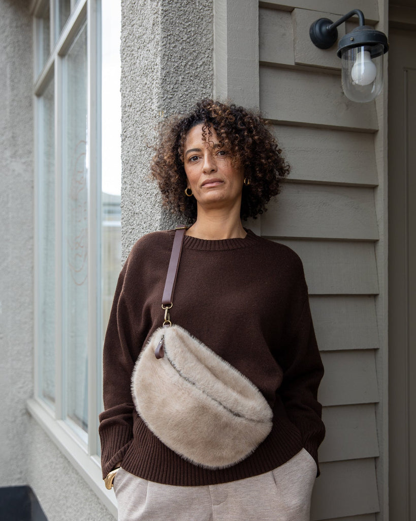Fulham Mink Faux Fur Slingbag
