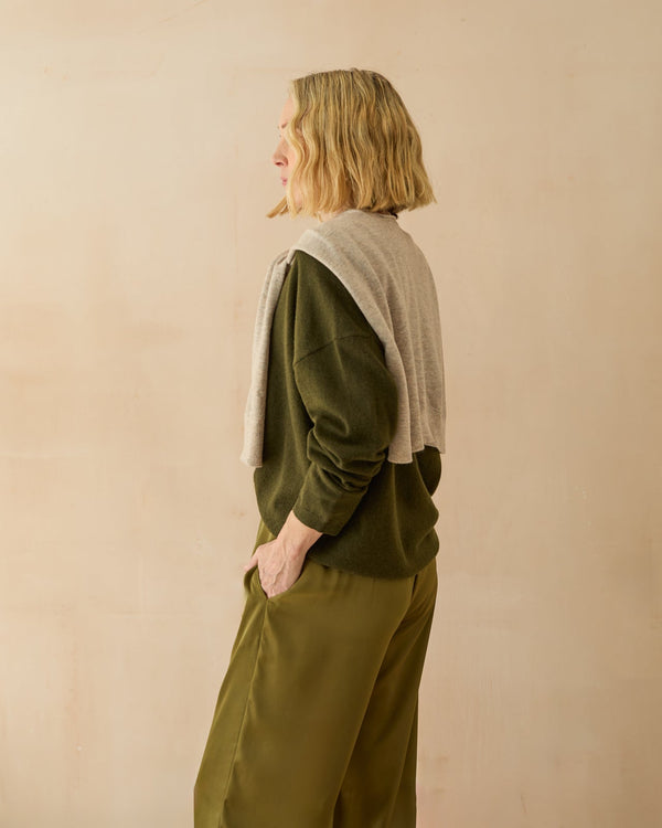 Tori Light Fawn Shrug Scarf