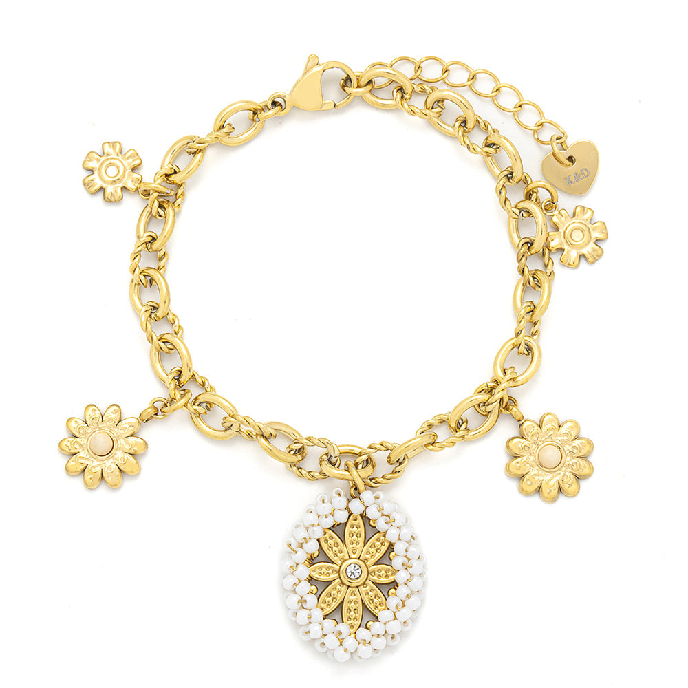 Appoline Pearl & Gold Bracelet