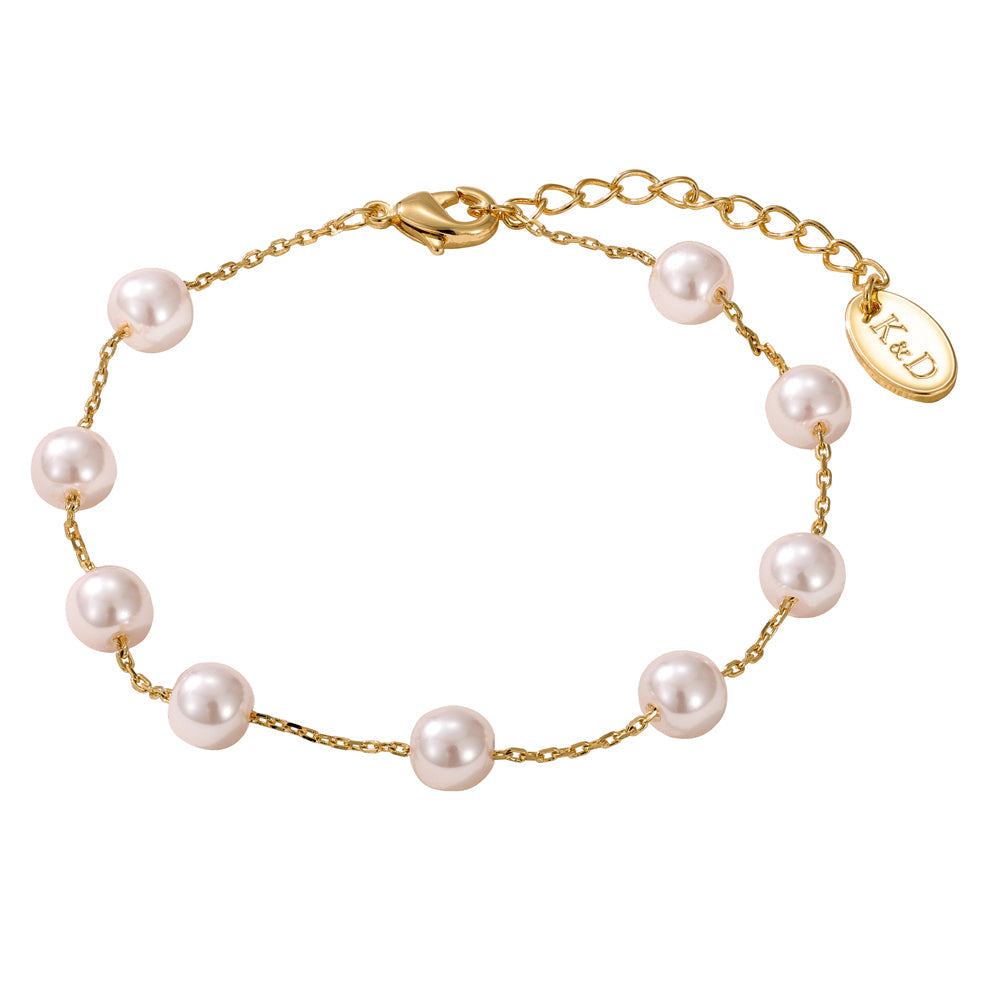 Amora Gold & Pearl Bracelet
