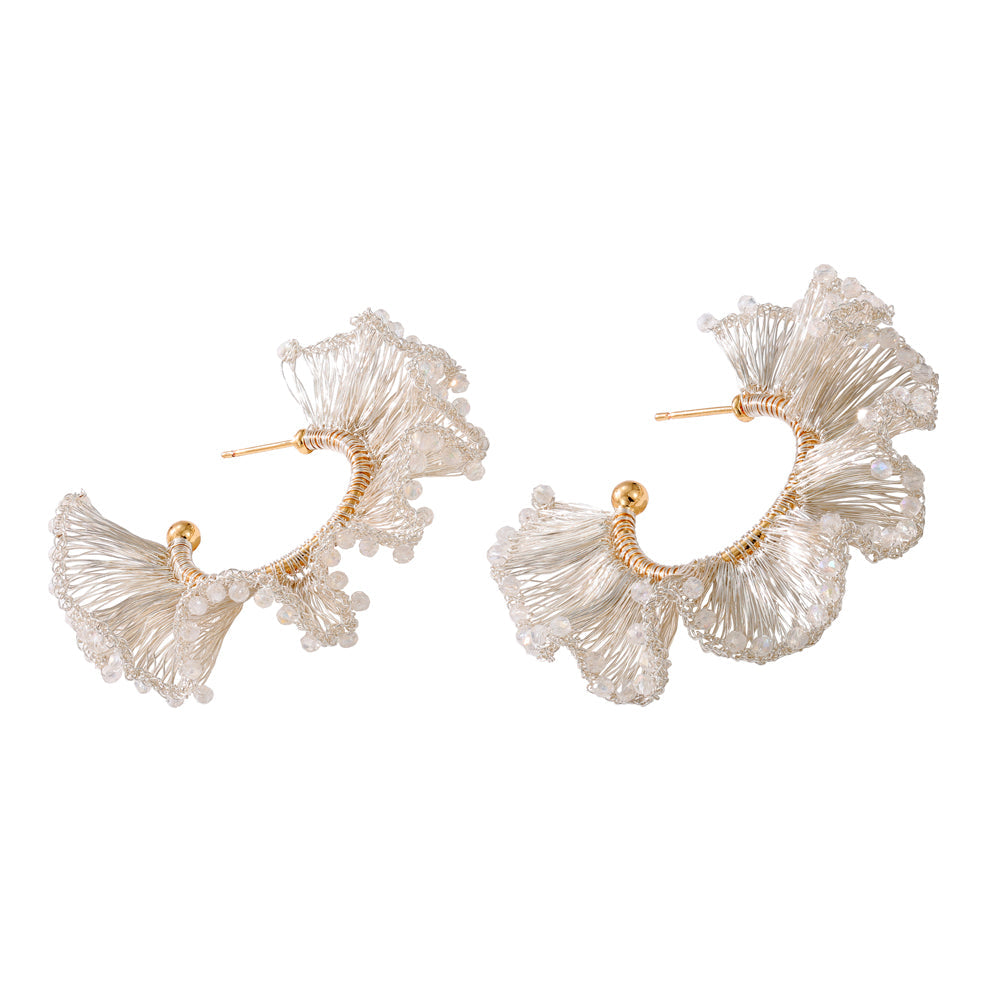 Altana Silver Statement Earrings