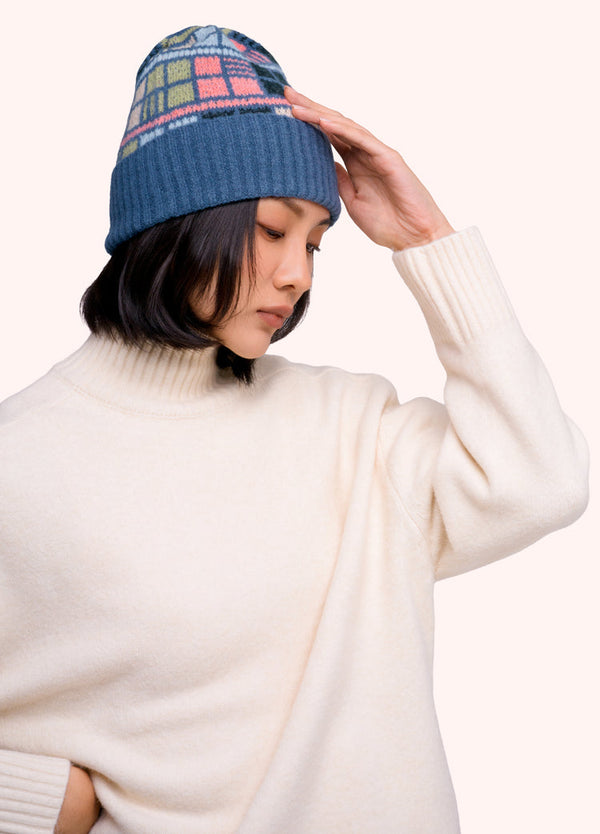 Powder Dani Beannie Denim Bobble Hat