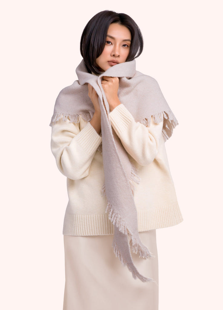 Powder Emily Cream Scarf
