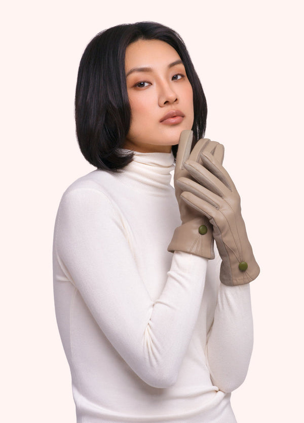 Powder Emma Cream Gloves
