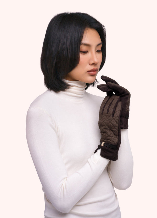 Powder Chocolate Penelope Gloves