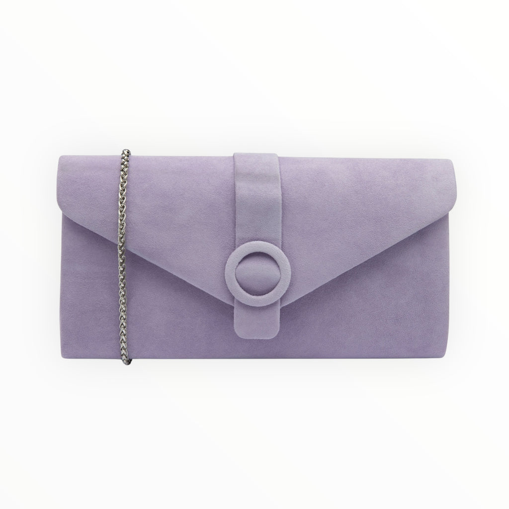 Lilac Suede Clarinda Bag