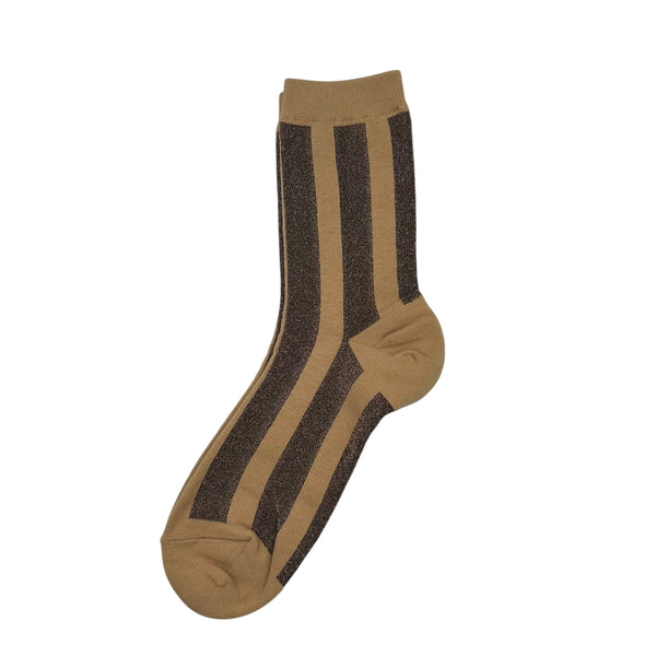 Berlin Striped Sparkly Socks