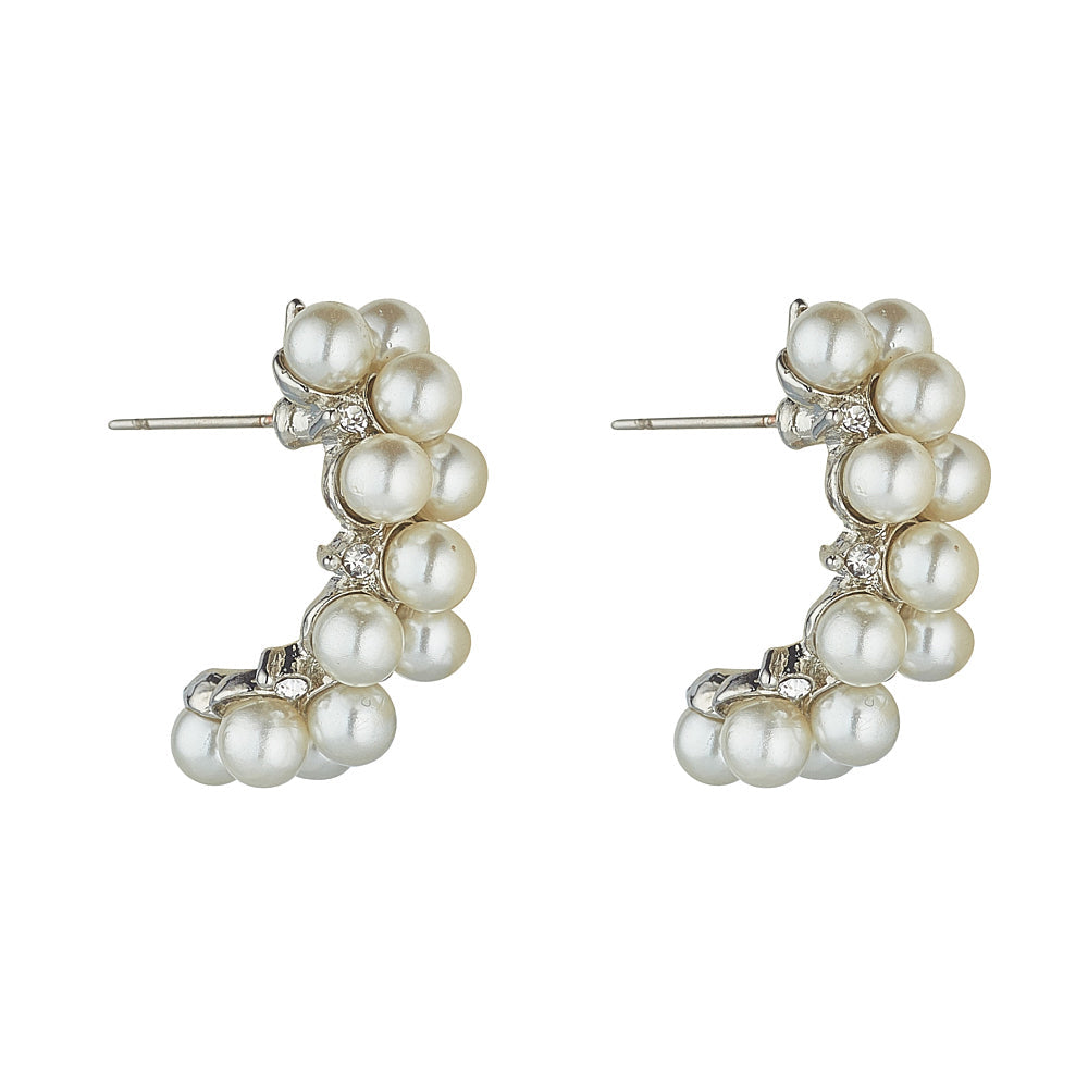 Alana Silver & Pearl Drop Earrings