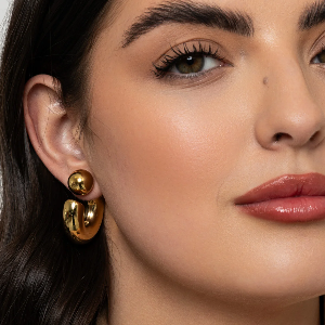 Maliyah Chunky Gold Hoop Earrings