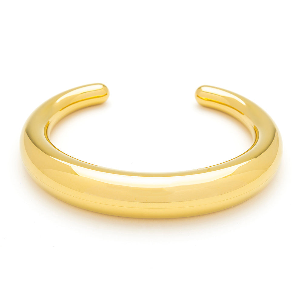 Esmeralda Gold Bangle Bracelet