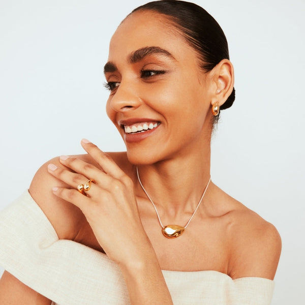 Gold Chunky Layered Ring