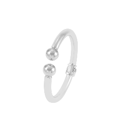 Amelie Silver Bangle Bracelet