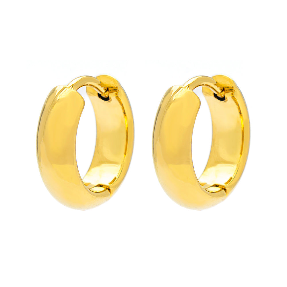 Palmer Small Gold Hoop Earrings