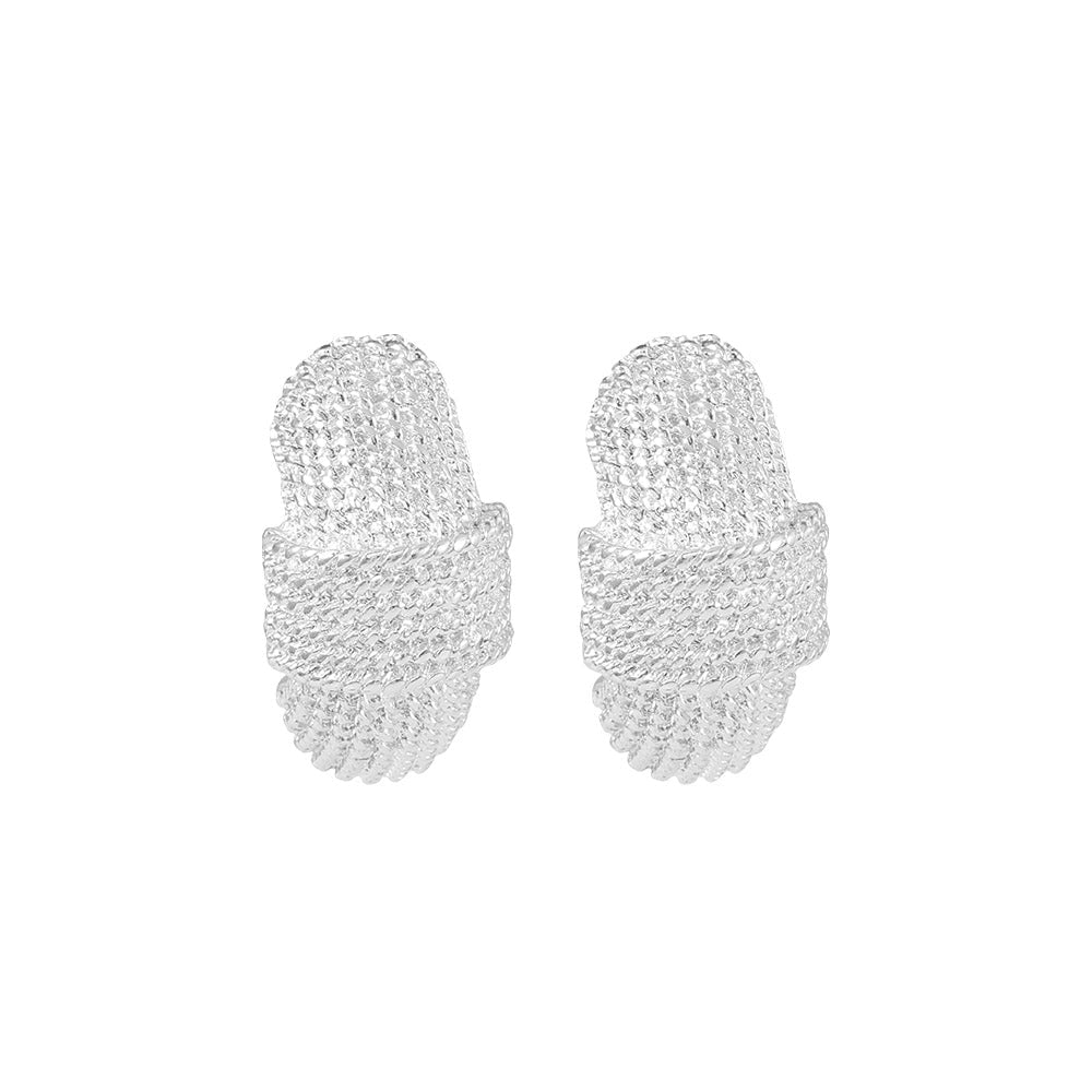 Harlee Silver Statement Earrings