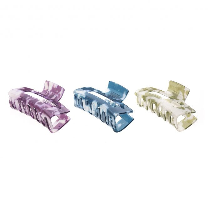 Large Marble Print Hair Clip