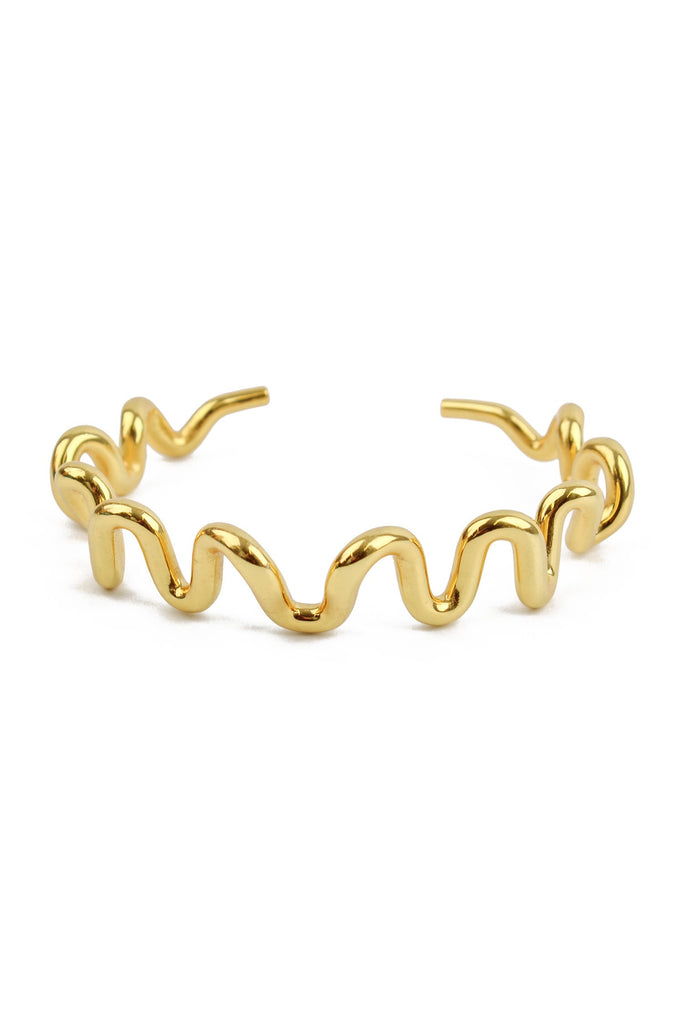 Gold Wiggle Bangle Braceler