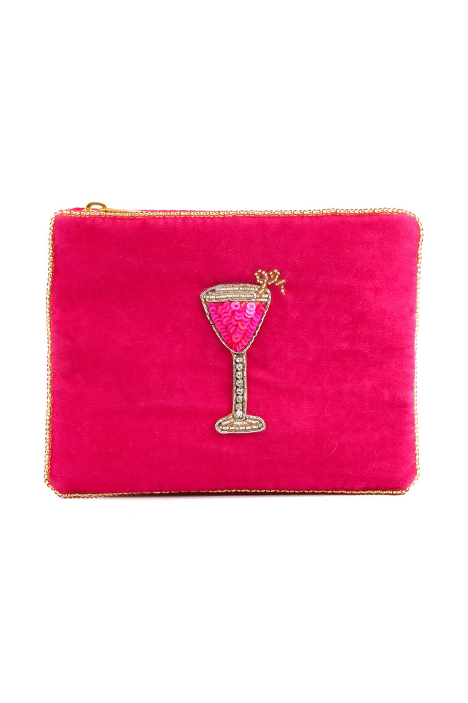 Daiquiri Summer Cocktails Beaded Small Pouch