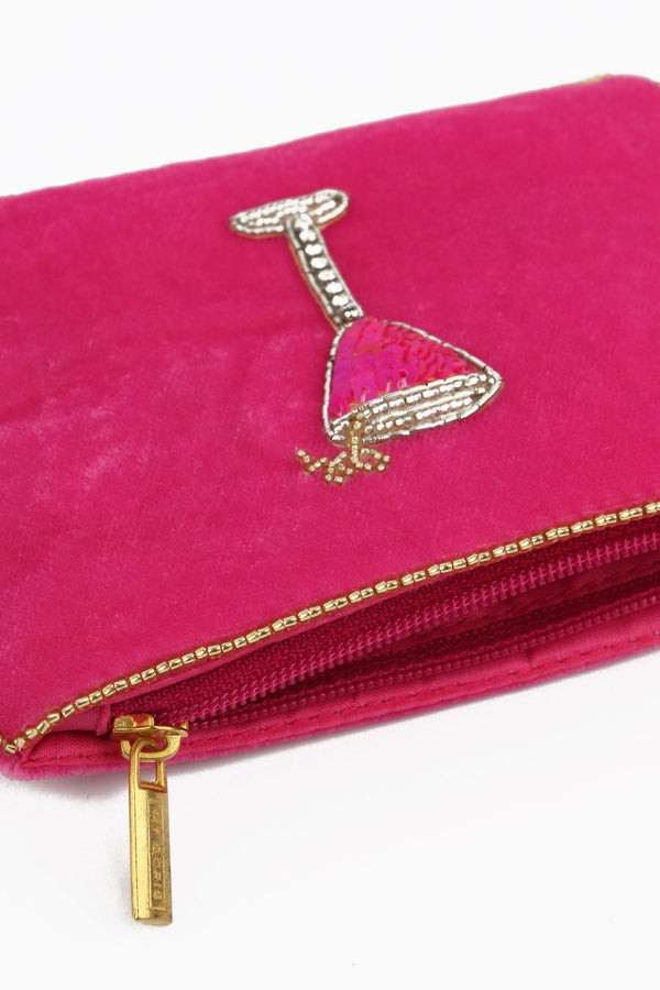 Daiquiri Summer Cocktails Beaded Small Pouch