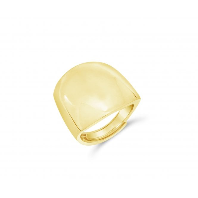 Gold Oversized Adjustable Ring