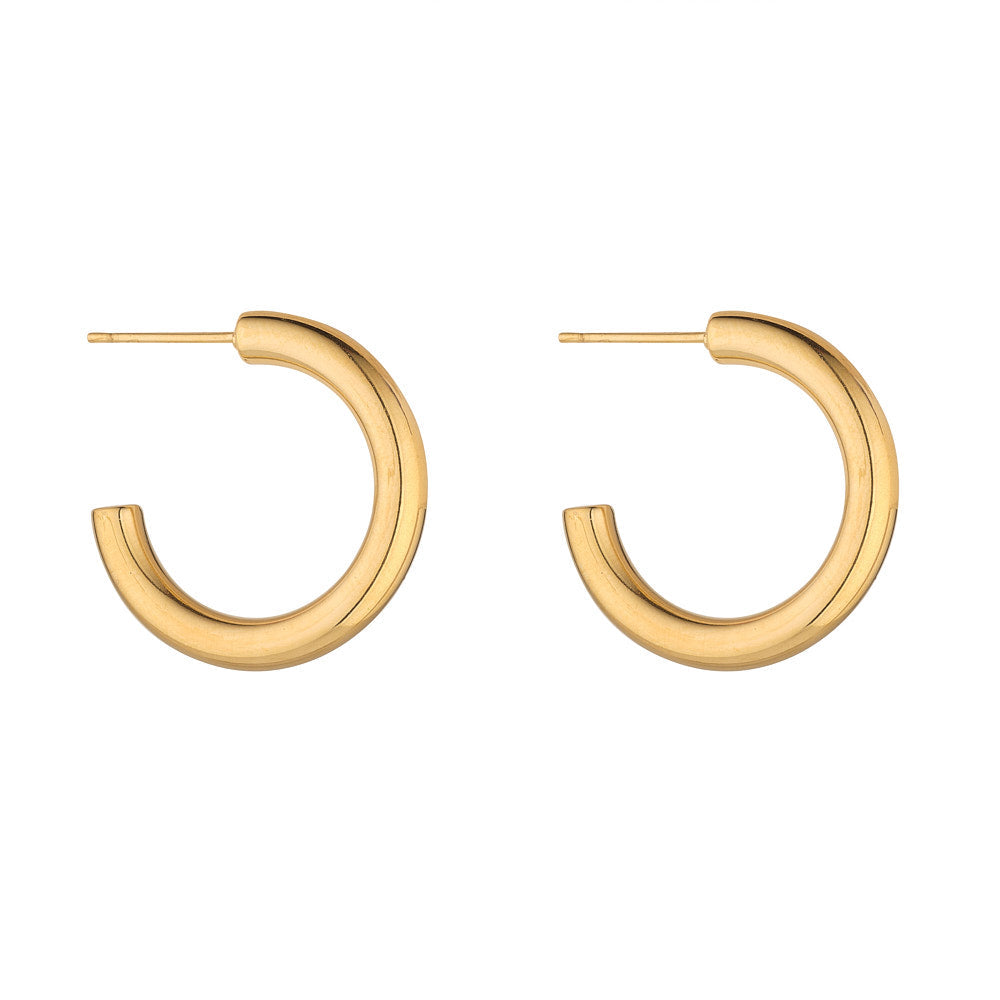 Rosalee Gold Hoop Earrings