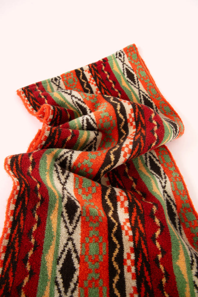 Powder Kayla Russet Fair Isle Snood Scarf