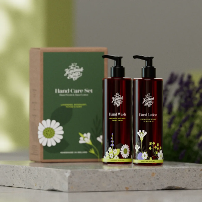 Lavender, Rosemary, Thyme & Mint Hand Wash & Hand Lotion Set