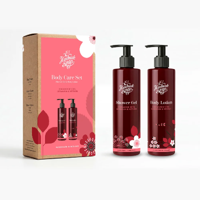 Coriander Seed, Geranium & Vetiver Hand Wash & Hand Lotion Set