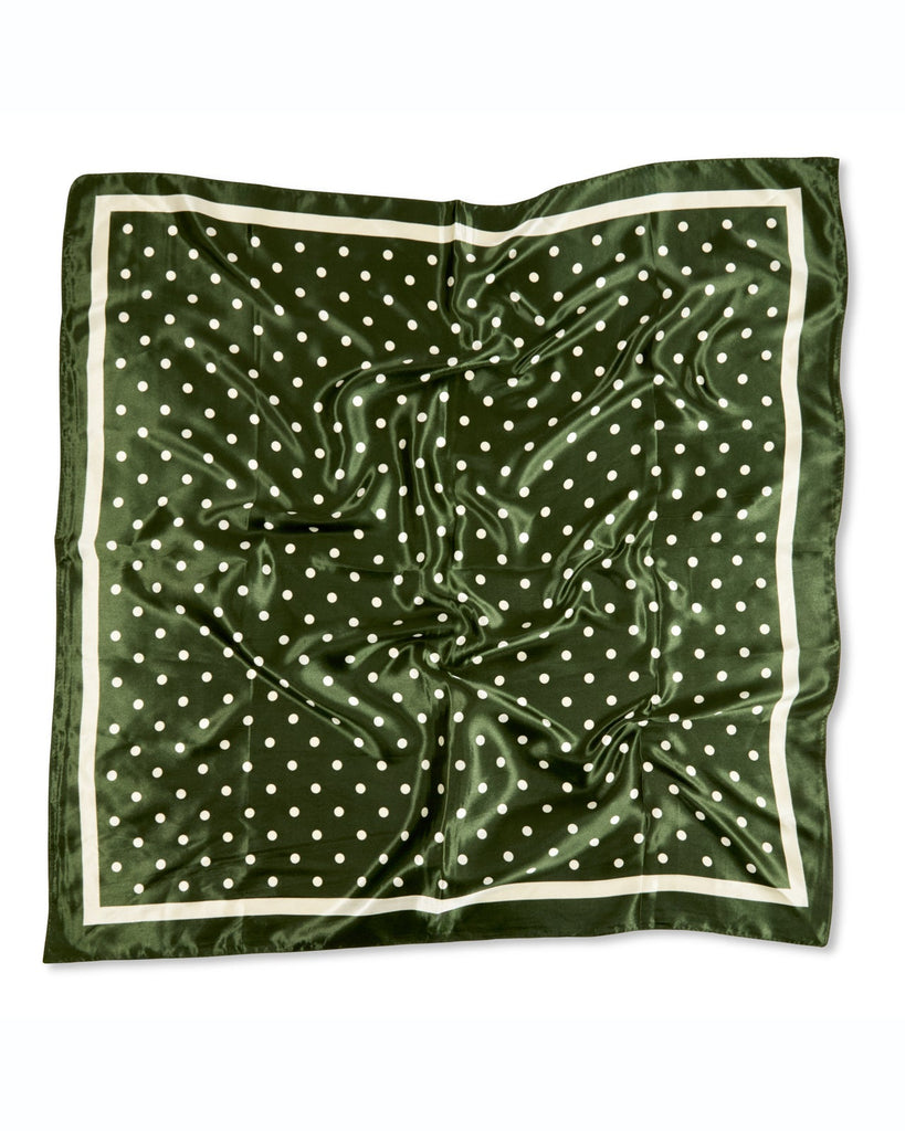 Wren Pine Small Spot Neck Scarf
